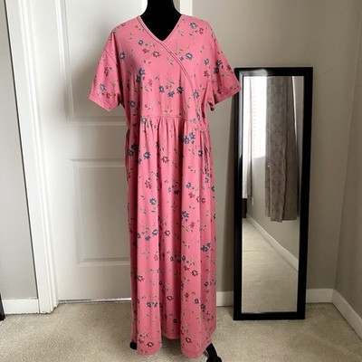knee length dresses for ladies Dress Casual Maxi By Eddie Bauer In Grey & White, Size:M – Clothes Mentor  Portage MI #270 main image 0