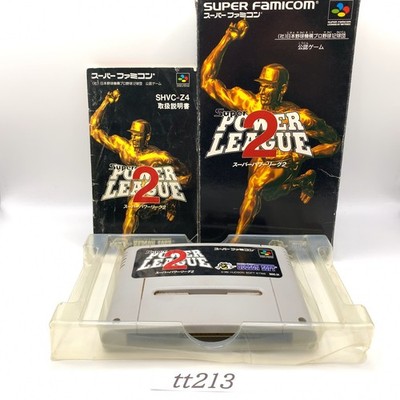 Super Famicom Nintendo Super POWER LEAGUE 2 Baseball JAPAN SHVC-Z4 tt213