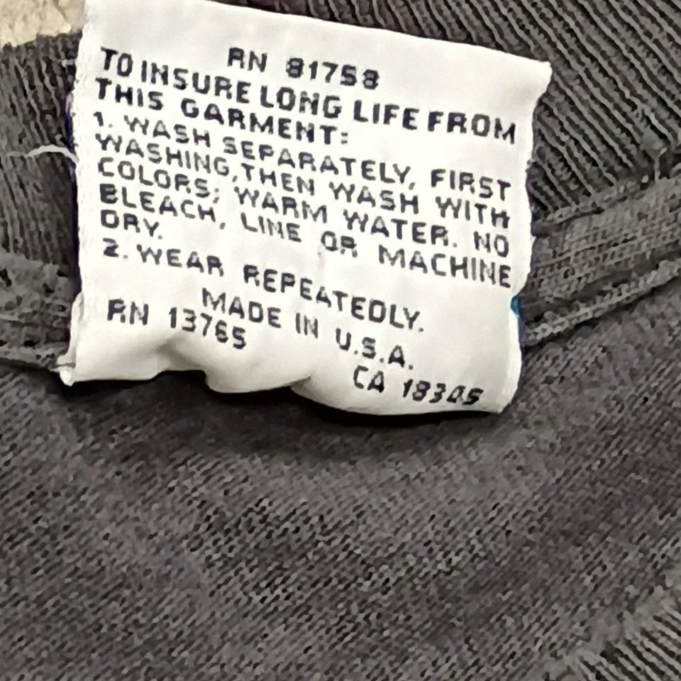 👾Camiseta de colección 1994 Liquid Blue Wizard para hombre talla grande 20x31 Foto 4 de 4