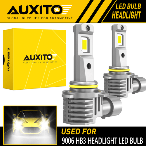 AUXITO 9006 HB4 LED Headlights Kit Combo Bulbs 6500K Low Super White Bright EOA - Picture 1 of 13