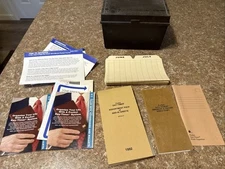 Vintage Day-Timer Organizer Lot with Case 5-in-1 Pocket System Guides Inserts