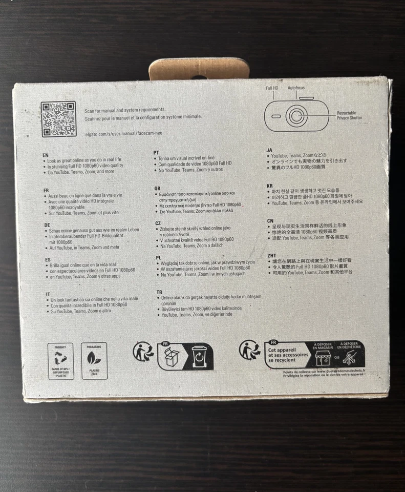 Elgato Facecam Neo 1080p60 Full HD Webcam - Brand New - Image 2 of 2