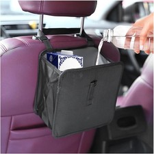 Car Trash Can Foldable Hanging Multipurpose Vehicle Garbage Bag For Seat Consol