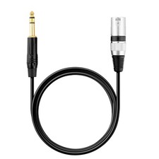 1/4" TRS to XLR Male Balanced Mic Microphone Cable 6ft, XLR to 6.35 Jack