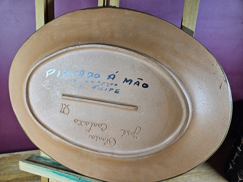 SR. DA ROCHA ALGARVE HANDPAINTED OVAL PLATE BY J.FILIPE OLARIA JOSE CARTAXO - Picture 10 of 12