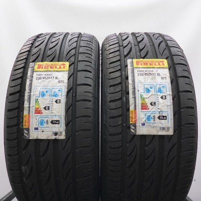 235 45 17 2x PIRELLI 235/45 ZR17 97V XL P Zero Nero Sommerreifen 2019 Ungebrauch