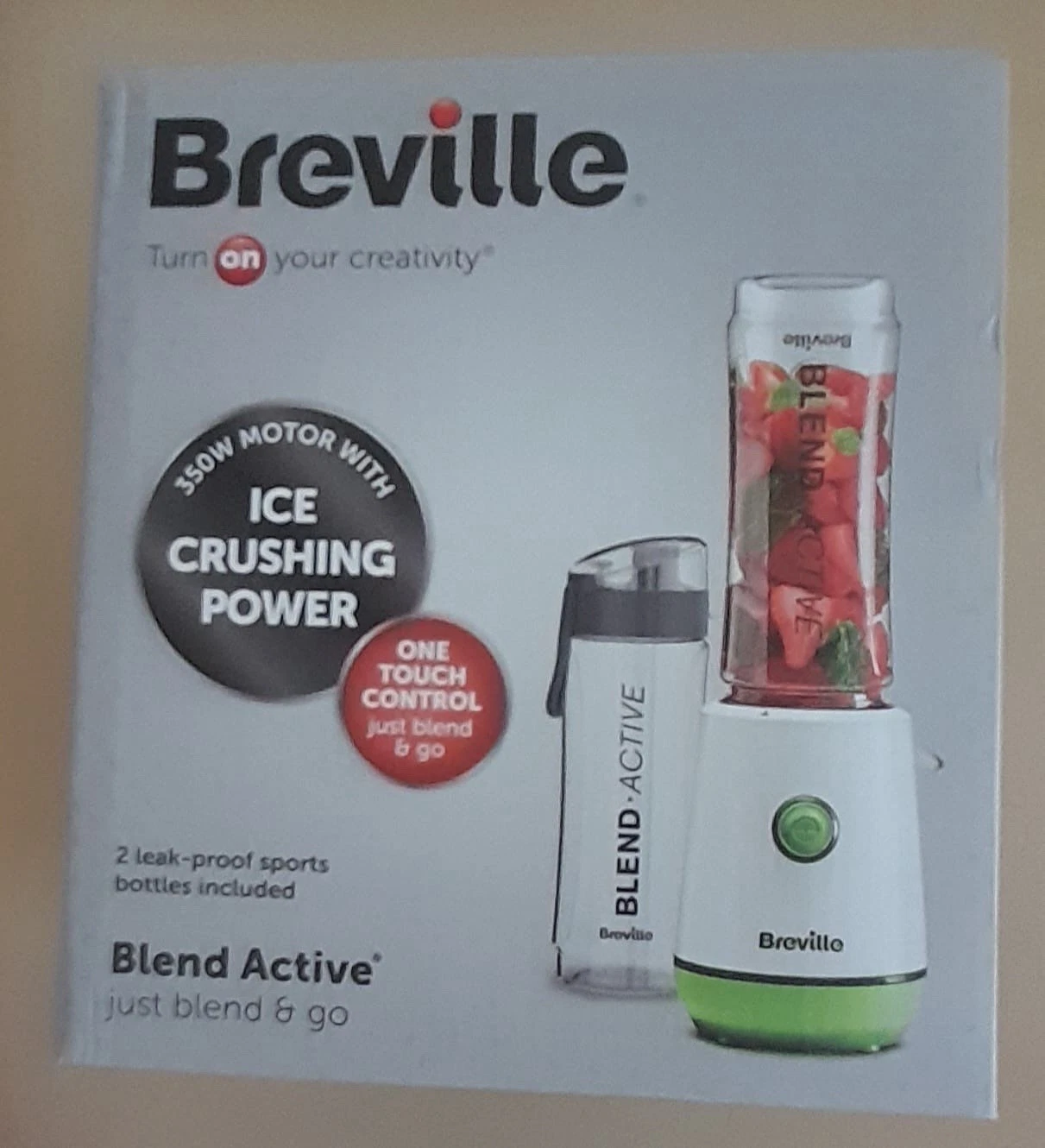 Breville Blend Active Personal Blender & Smoothie Maker - Green
Opens in a new window or tab