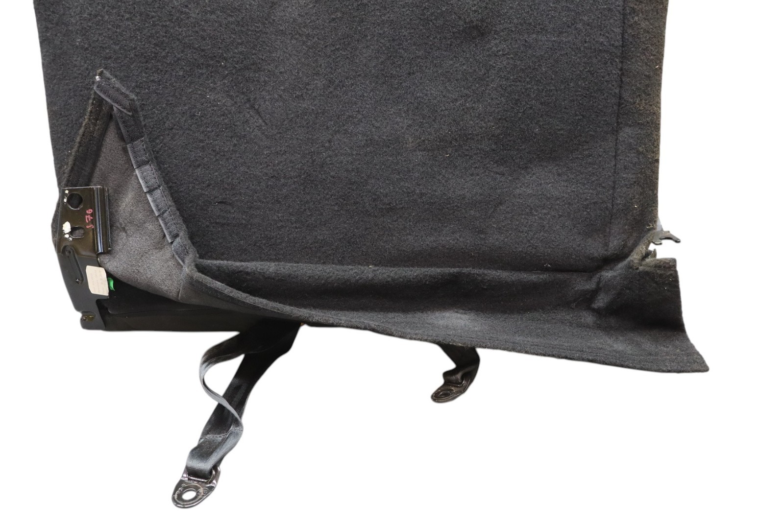 14-17 Maserati Ghibli Rear Left Driver Side Second Row Upper Seat Black Oem
