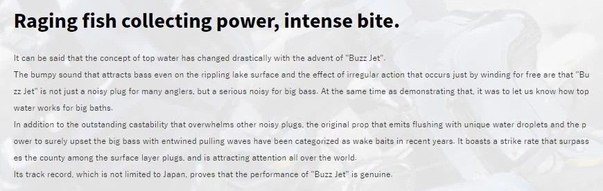 Señuelo flotante Deps Buzz Jet 96 mm 30 gramos 15 (0158) Foto 3 de 4