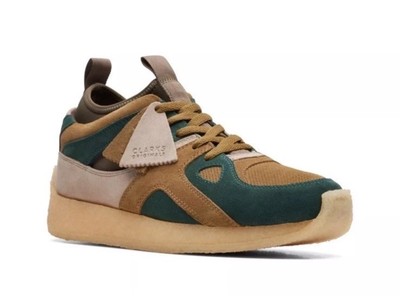 Clarks Originals BREACON Ronnie Fieg Herren Khaki Wildleder Sneaker UK 11,5G EU 46,5