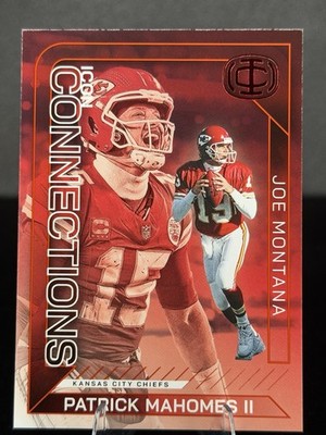 Panini 2025 Icon Connections Patrick Mahomes II Joe Montana IC-24 Chiefs NFL
