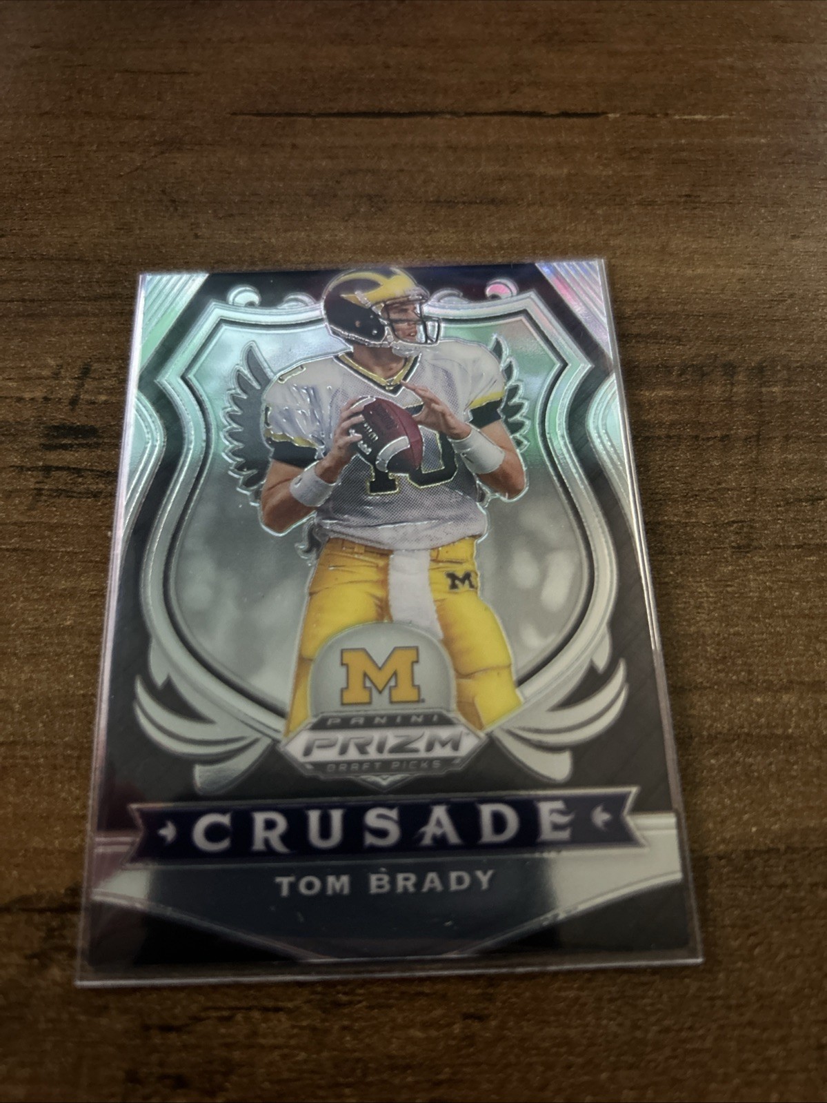 2020 Panini Prizm Draft Picks - Crusade Tom Brady #100 Silver Prizm