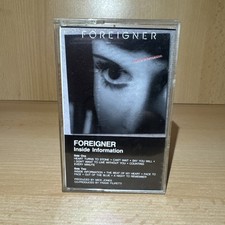 Foreigner Inside Information 1987 Cassette 