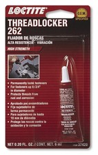 Loctite 37420 262 Red Threadlocker Tube, 6-milliliter