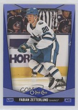2024-25 O-Pee-Chee Blue Border Fabian Zetterlund #46 2d8
