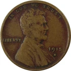 1915 S Lincoln Wheat Cent VF Very Fine Details Penny SKU:I25712