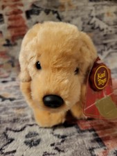 Keel Toys Laying Dogs Small Golden Labrador Puppy Plush