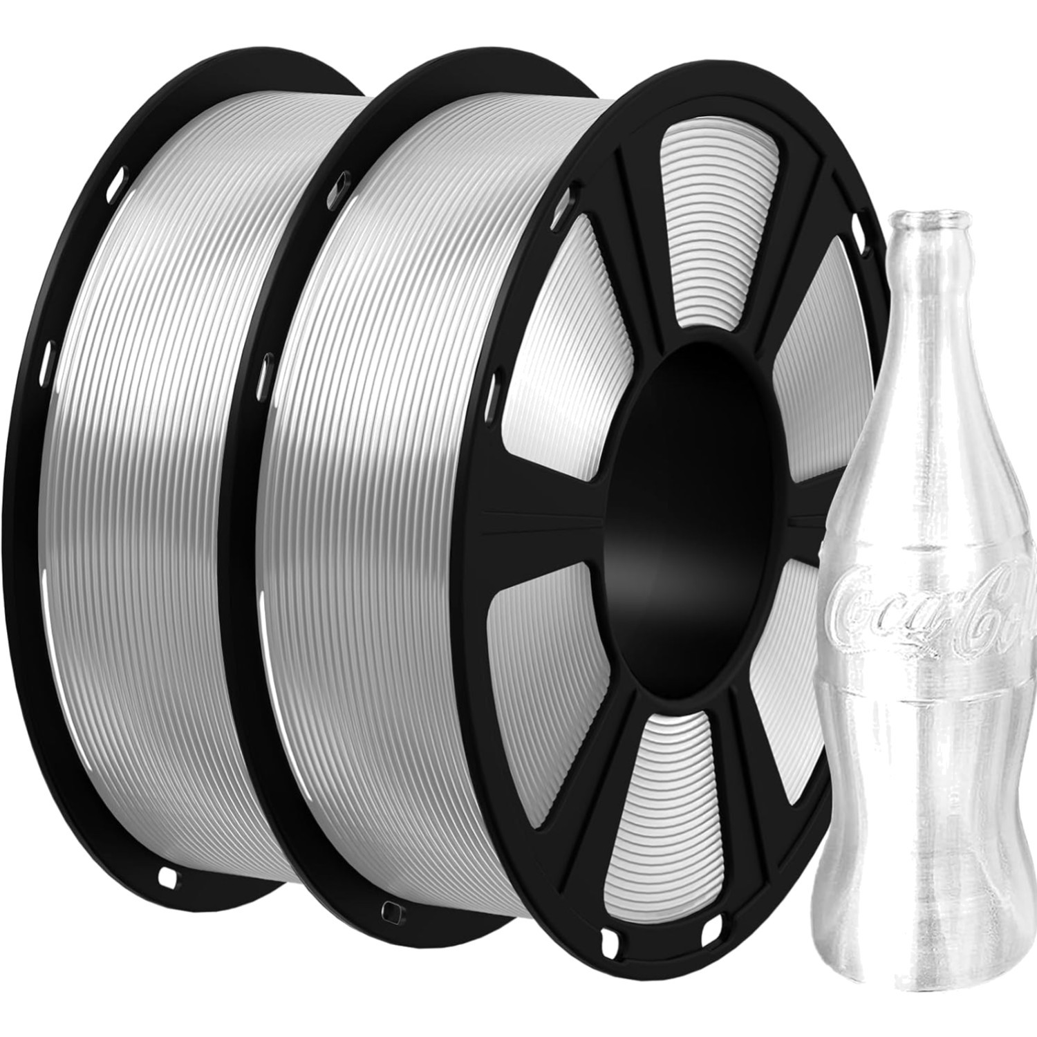 HS PLA Transparent Filament 1,75mm – Hohe Genauigkeit, 2kg Spule für Perfektion