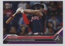2023 Topps Now Purple 9/25 Matt Olson #851 1h0p