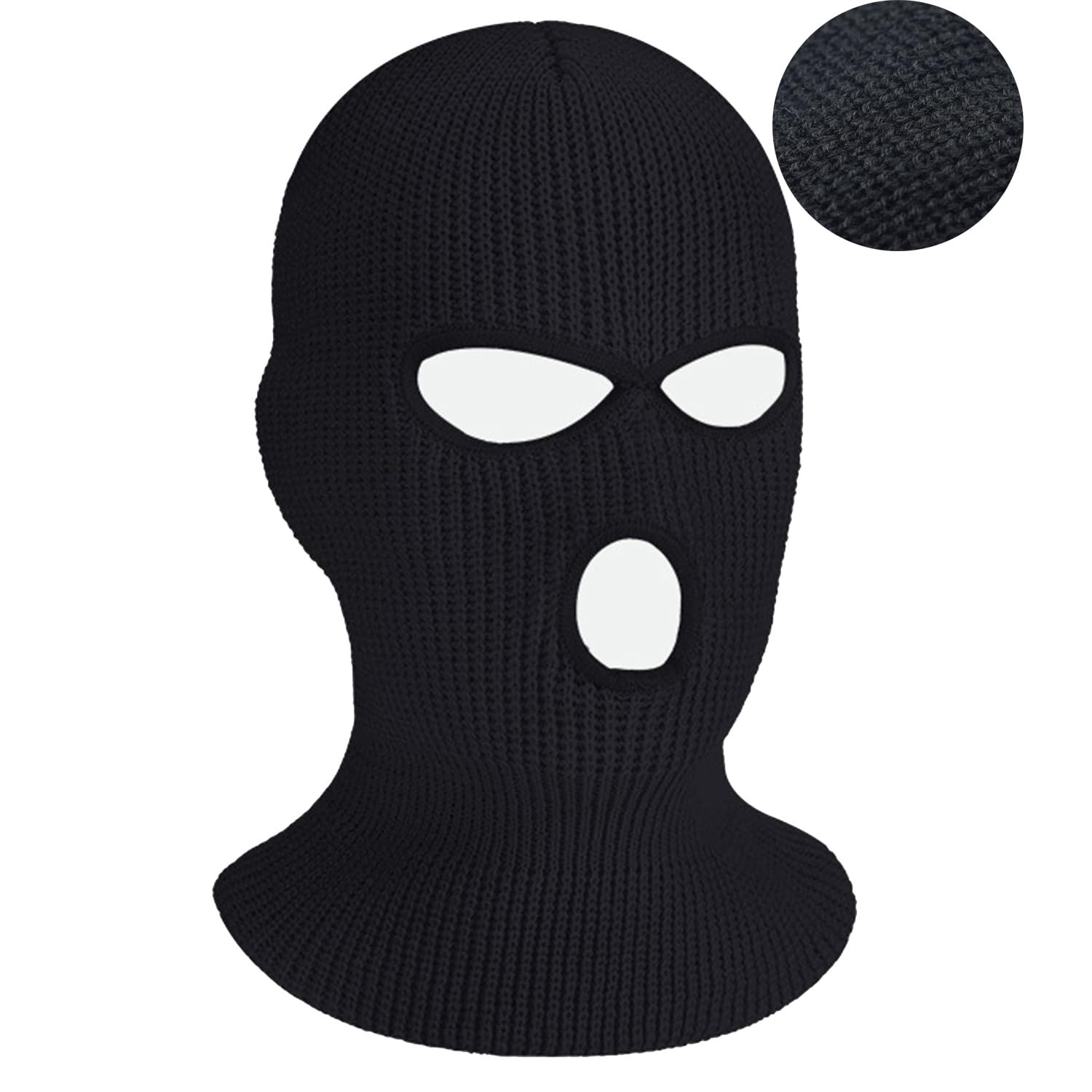 3 Hole Winter Mask, Outdoor Sports Full Face Cover Mask, Winter Balaclava Cap...