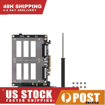 JEYI For Windows 10/8/Linux PCIE 2/4 Disk U.2 Adapter 6 SSD PCI-E 4.0 Riser Card