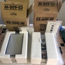 Lot Of 2 Klipsch CS-650-W Speaker Wall-Mounted Loudspeakers New in Box