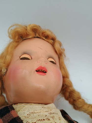 Vintage 1930s Unbranded Composition Doll - Picture 22 of 24