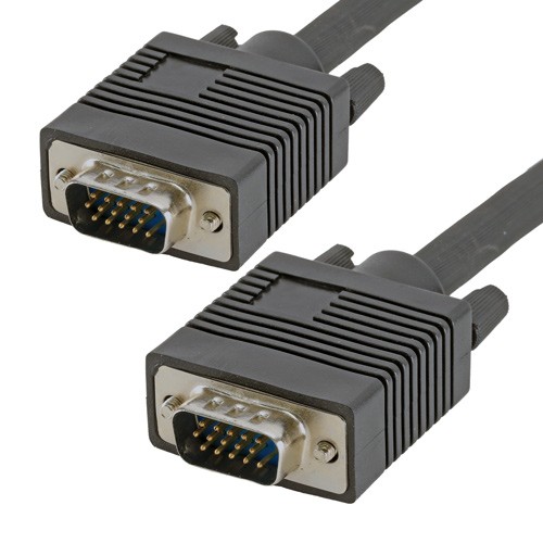 Cablenet 5m SVGA Male - Male Black PVC Cable