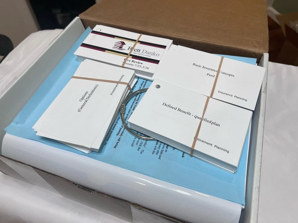 Brand New $1300 March 2026 CFP Exam Brett Danko Live Review Study Material - Image 2 of 4