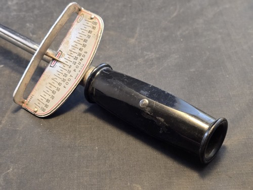 60’s Vintage Craftsman Torque Wrench 44481 WF 1/2" Drive USA 20" Crown Logo - Picture 2 of 6