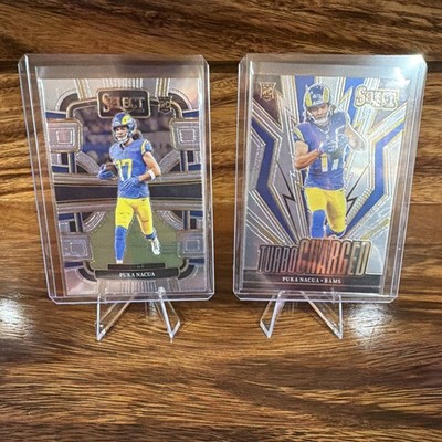 2023 Panini Select Puka Nacua RC CONCOURSE #56 TURBOCHARGED #TUR-PNA 2 Card Lot