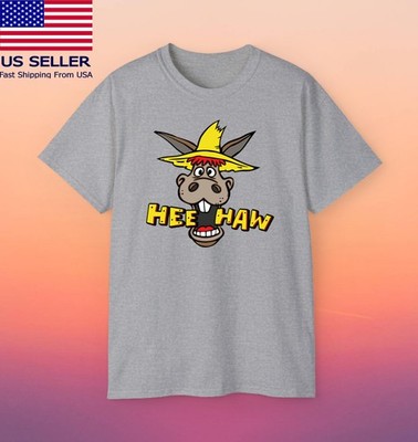 Hee Haw Donkey Country TV Show  Men's Grey Size S-5XL