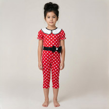 Girl's Custom Mickey Polka Dot Dance Costume Acro Jazz, Musical Theater size 5-7