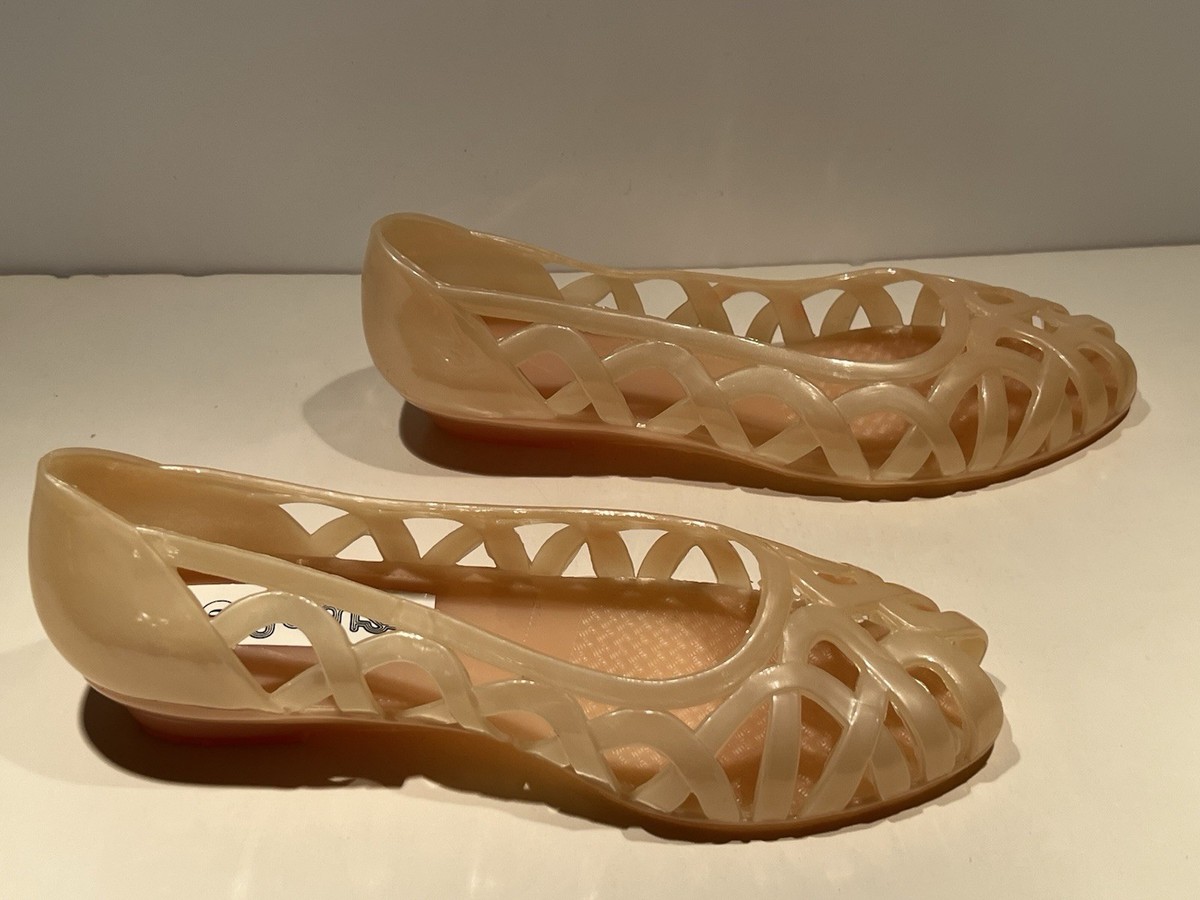 Vintage Authentic 1970's/80's Jelly Jams Shoes Cream NOS NEVER