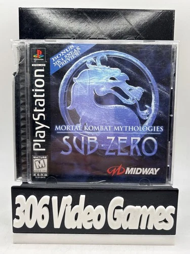 Mortal Kombat Mythologies Sub-Zero Sony PlayStation 1 PS1 Game CIB Tested