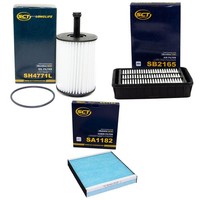 Inspektionspaket Filterset SCT FüR Mitsubishi Outlander II Lancer Viii 2.0 DI-D