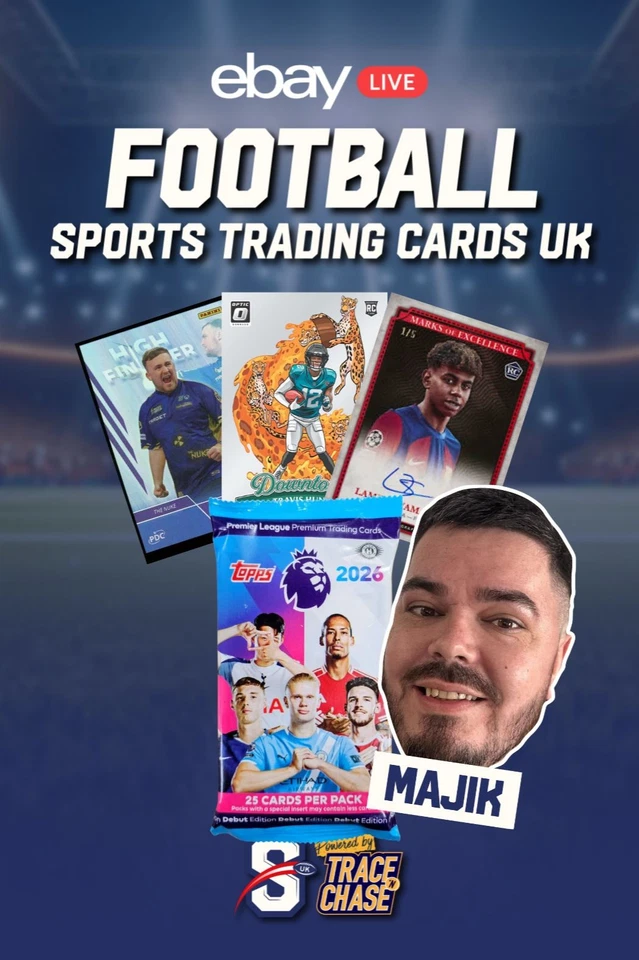 MULTI-SPORTS RIP & SHIP - PACKS FROM FOOTBALL, AMERICAN FOOTBALL, DARTS ETC