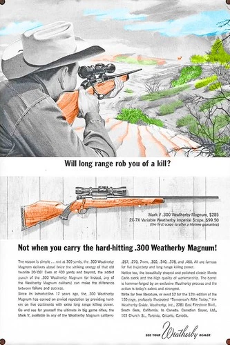 Weatherby Arms Guns  Rifle Vintage Advertising up to 12 x 18 Tin sign METAL