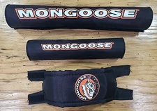 NICE MONGOOSE BMX FRAME HANDLEBAR STEM PADSET 20" 24 26 29 MENACE TEAM KOS PRO 