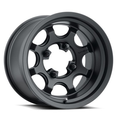 Vision ATV/Golf Flow 351 UTV 15x10 4x156 0mm Satin Black Wheel