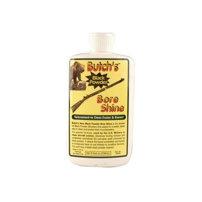 Butch's Bore Shine Black Powder Bore Cleaning Solvent 8 oz Liquid  # 02949  New!