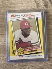 1982 Topps Kmart MVP Series #30 Joe Morgan 1976 MVP Reds HOF Card NM/MT-MT