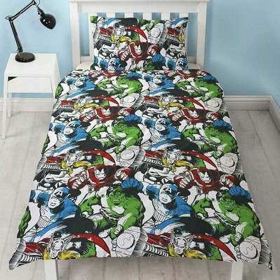 boys superhero bedding