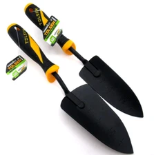 Tolsen 2 piece Mini Shovel Transplanter and Trowel 13" Long Metal Garden