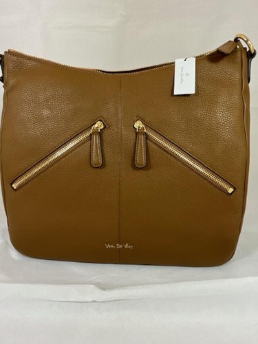 Neu mit Etikett Vera Bradley Vivian Leder Hobo Tasche in Cognac AUSVERKAUFT - Bild 3 von 8