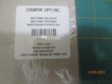 NEW Sealed Stampin' Up Sizzix Big Shot Bigz Frame Oval Scallop - Die Cut RETIRED