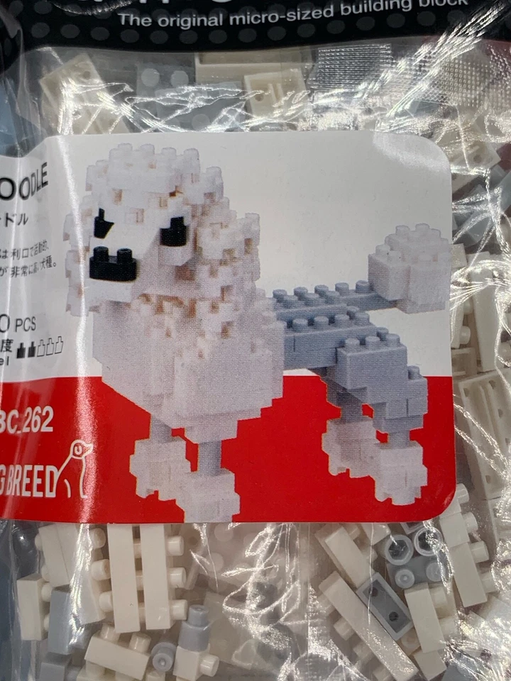 Caniche Nanoblock blanco NBC_262 100 piezas edades 8 en adelante Foto 3 de 4