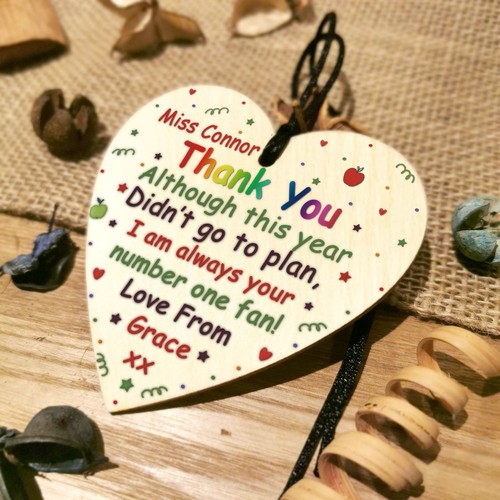 Personalised Thank You Teacher Poem Nursery Gifts Leaving School Lockdown 2021 - Picture 6 of 6