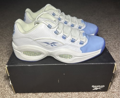 Reebok Herren Turnschuhe (FX5000) FRAGE NIEDRIGE PATENT ZEHE CAROLINA BLAU Größe 8 Neu im Karton - Bild 7 von 17