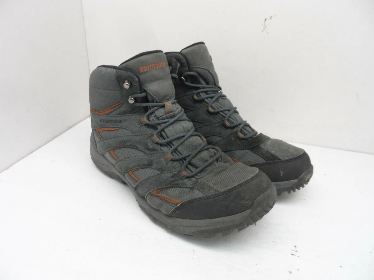 Northside Men s Gresham Mid Cut Waterproof Hiking Boots Grey Size 10.5M